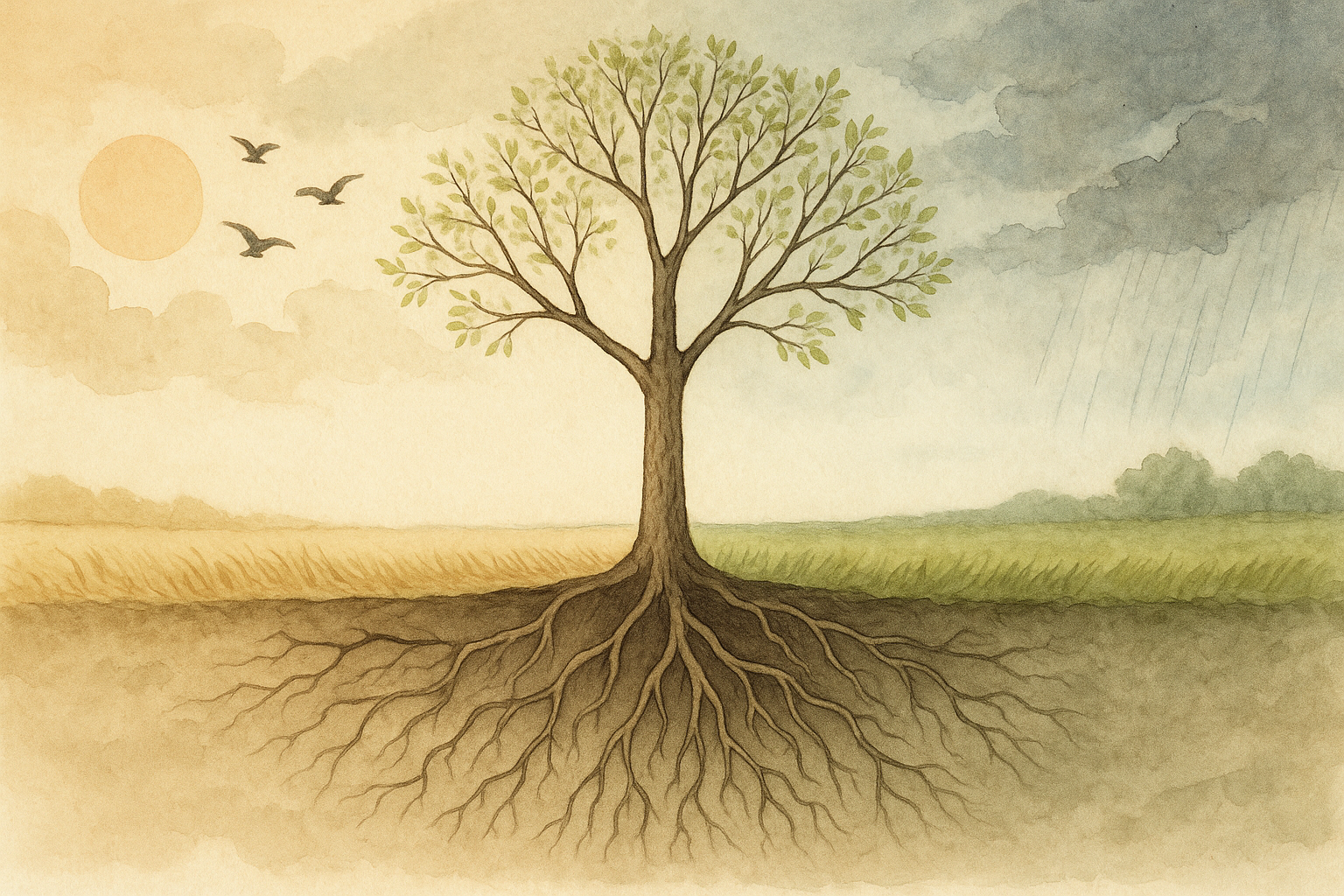 El árbol que quería tocar el cielo