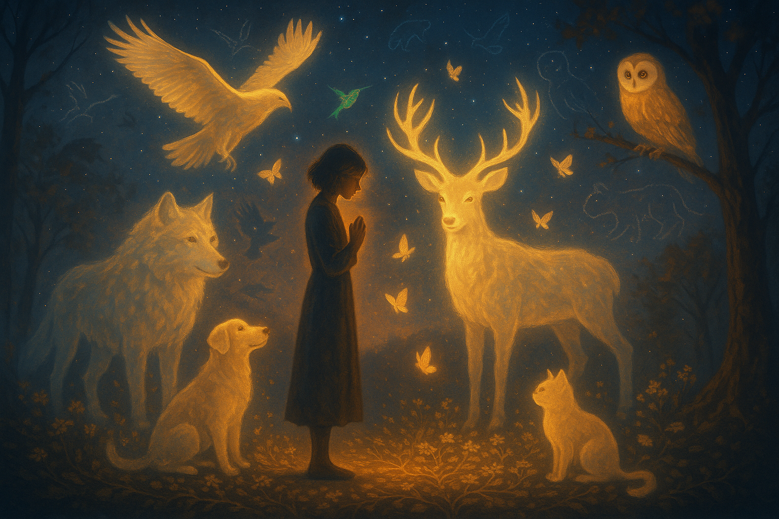 La presencia de animales como reflejo espiritual